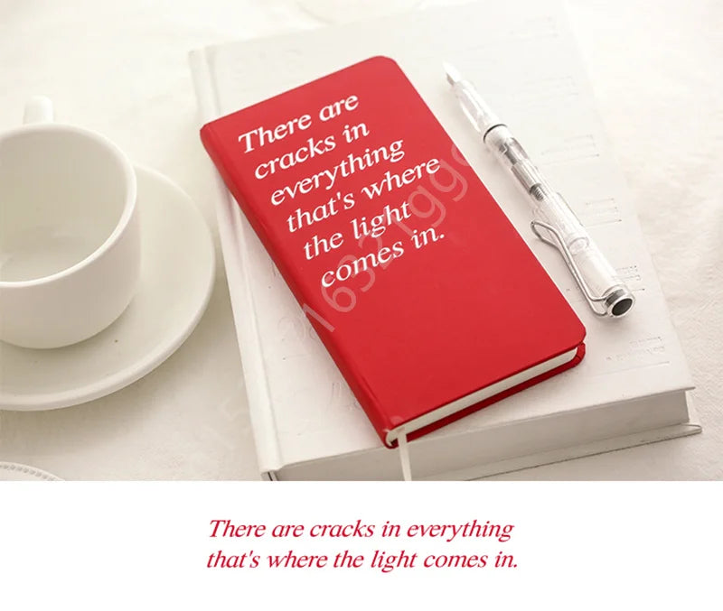 Journals Diary Notebook A6 Portable Pocket 160 Grid Page Agenda 2023/24 Ins Style Notepads For Office School