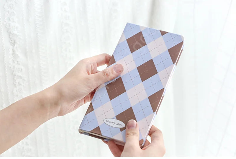 Journals Diary Notebook A6 Portable Pocket 160 Grid Page Agenda 2023/24 Ins Style Notepads For Office School