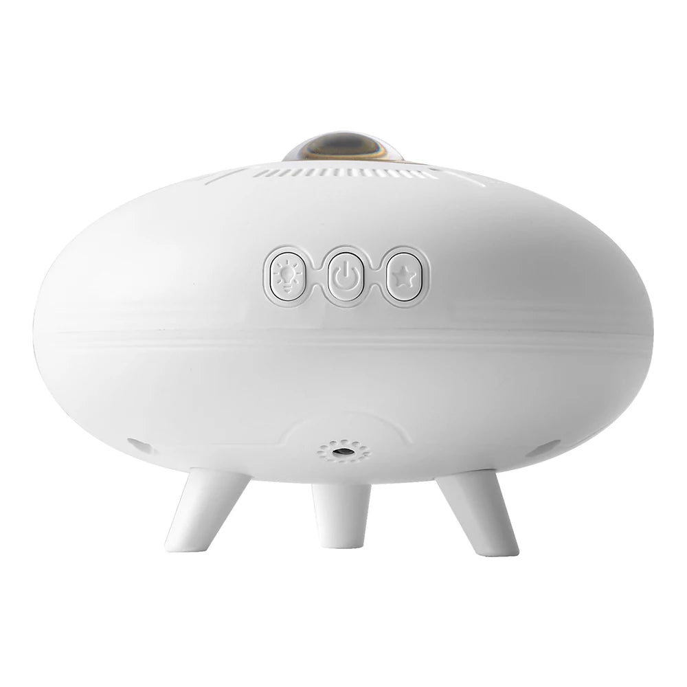 UFO Starry Sky Lamp RGB Spaceship Projection Lamp LED Aurora Galaxy Star Lamp Bedroom Projection Flying Saucer Projection Lamp