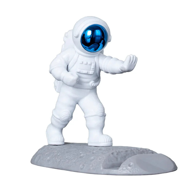 Lightweight Luxury Astronaut Phone Stand,PVC Material Desktop Tablet Holder Universal Phone Stand，home Decoration Ornaments