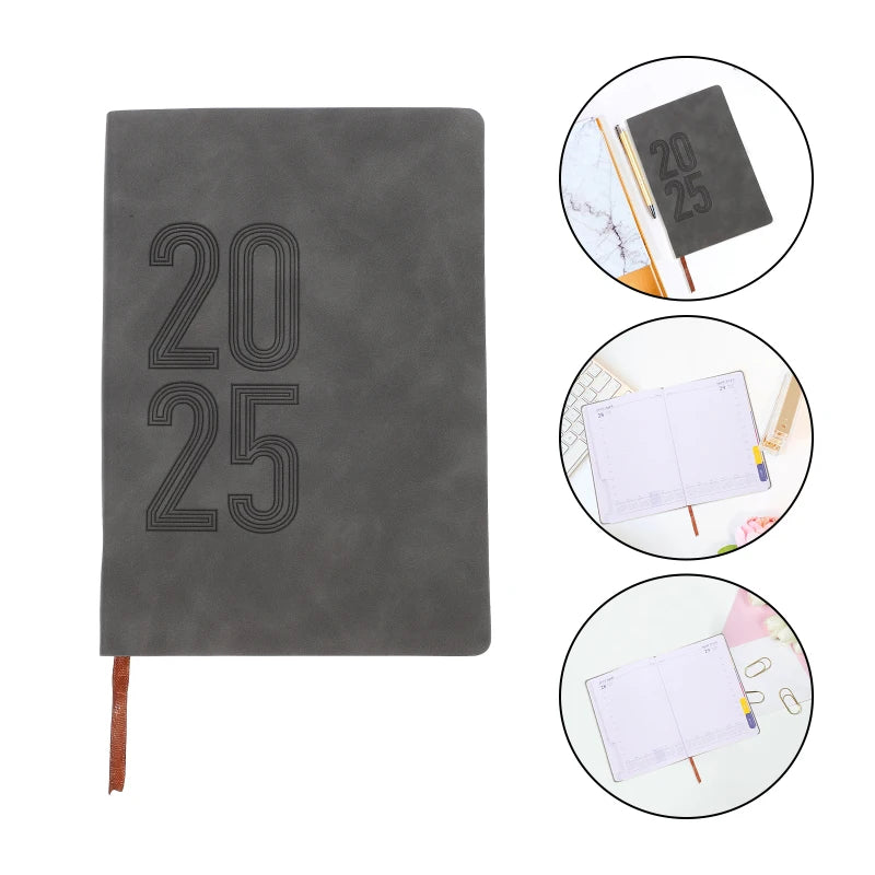 2025 Notebook Planner Journal Agenda Daily Writing Book Notepad Paper Academic ganizer Travel Diary Office Supplies