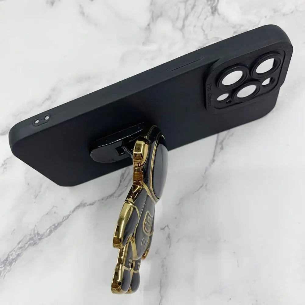 Mobile Phone Stand Folding Astronaut Shape Cellphone Bracket Angle Adjustment Non-skid Support Cellphone Astronaut Phone Holder