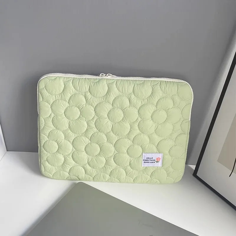 Cute flowers Tablet Pouch For Ipad Air4/5 10.9 Air6 Pro11 10.5 10.2 Case Bag 13.3 14 15 15.6 Inch Laptop Sleeve Notebook pouch