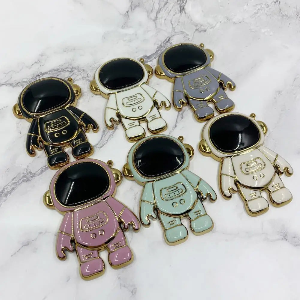 Mobile Phone Stand Folding Astronaut Shape Cellphone Bracket Angle Adjustment Non-skid Support Cellphone Astronaut Phone Holder