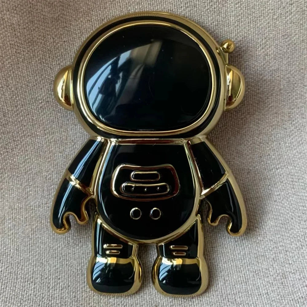 Universal Ultra-thin Cartoon Stand Anime Foldable Desktop Bracket Cute Liquid Quicksand Astronaut Stand Desktop Phone Holder