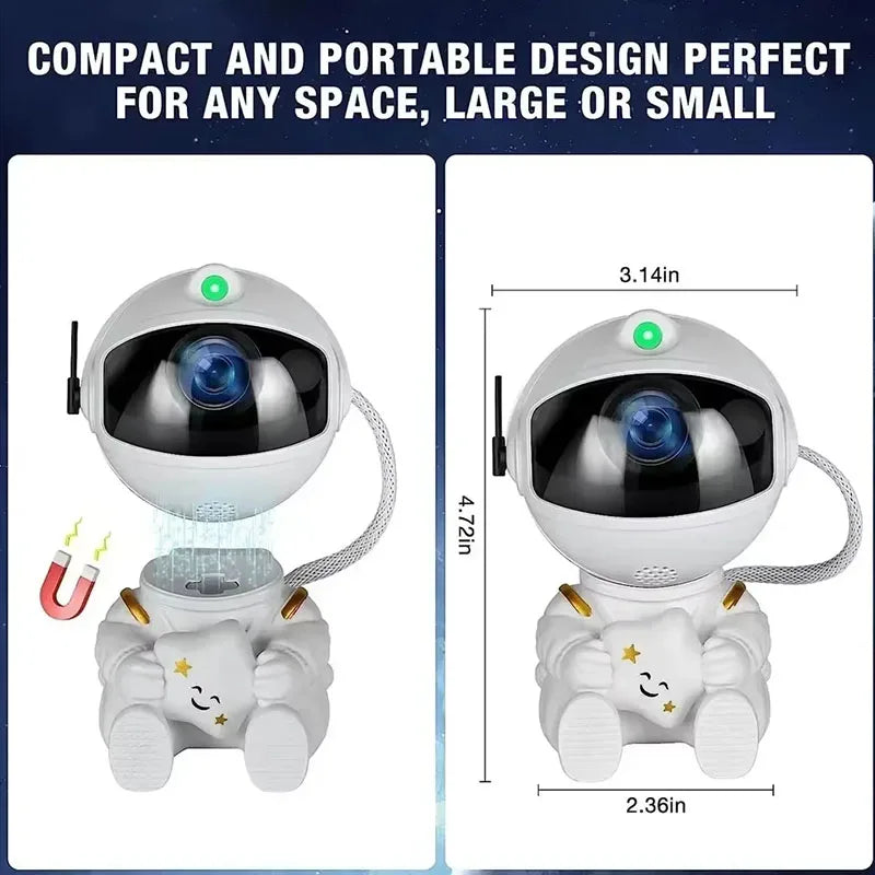 2024Star Projector Galaxy Night Light Astronaut Space Projector Starry Nebula Ceiling Lamp for Bedroom Home Decorative kids gift