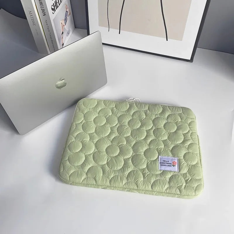 Cute flowers Tablet Pouch For Ipad Air4/5 10.9 Air6 Pro11 10.5 10.2 Case Bag 13.3 14 15 15.6 Inch Laptop Sleeve Notebook pouch