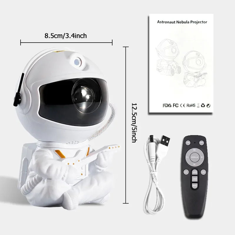Galaxy Star Astronaut Projector LED Night Light Starry Sky Porjectors Lamp Decoration Bedroom Room Decorative For Children Gifts