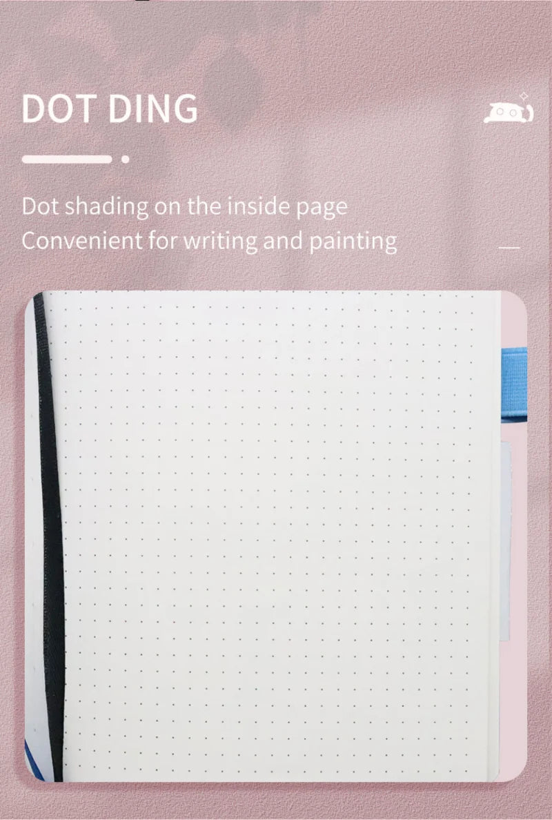 A5 Dotted Notebook 100 GSM 160 Journal Notebooks and Journals School Supplies Stationery