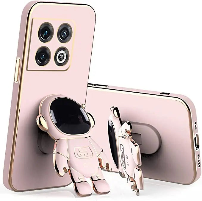 Astronaut Phone Bracket Cute Cartoon Desktop Foldable Stand Accessories 3D Plating Anime Astronaut Phone Holder Stand Holder