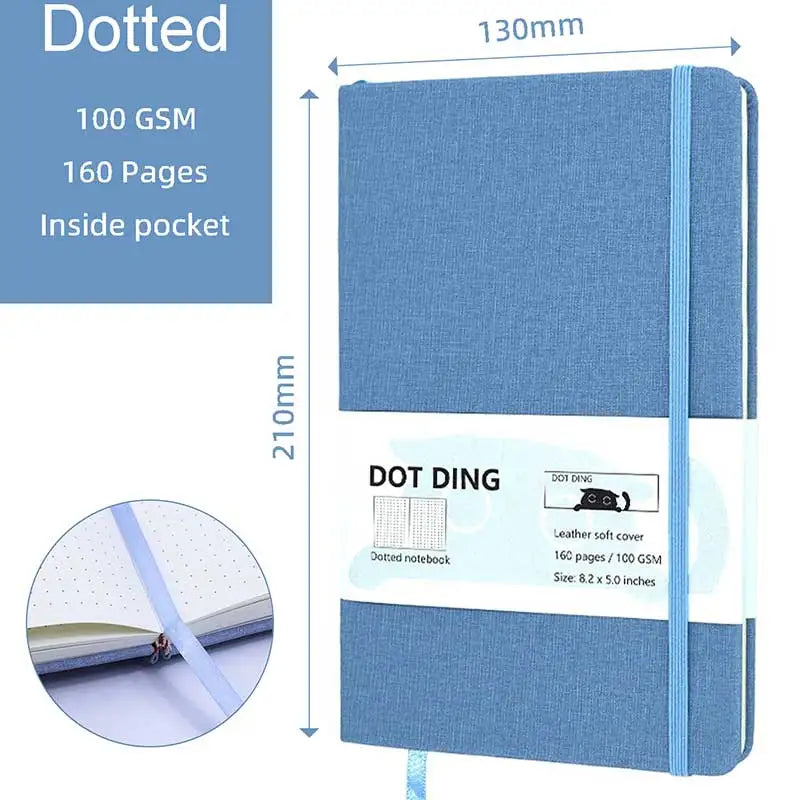 A5 Dotted Notebook 100 GSM 160 Journal Notebooks and Journals School Supplies Stationery