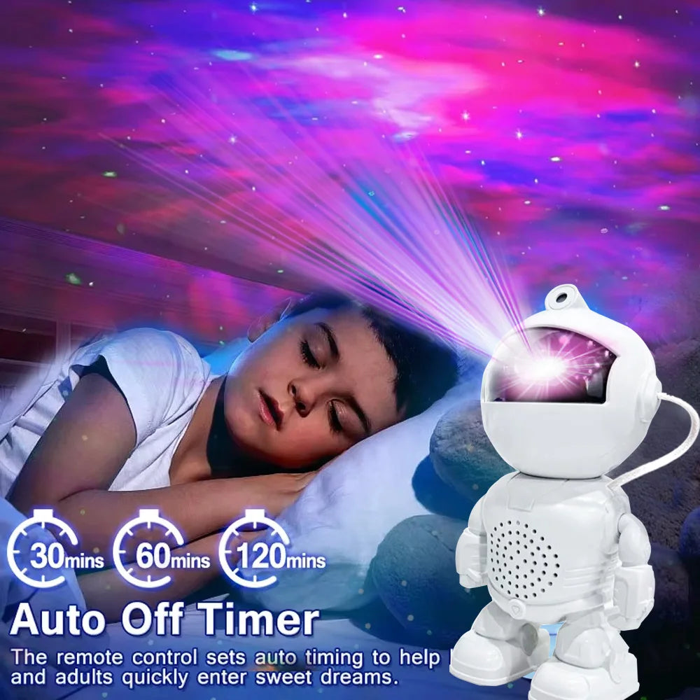 Galaxy Star Astronaut Projector Light Starry Sky Porjectors Lamp Decoration Bedroom Room Nebula LED Night Light Child Adult Gift