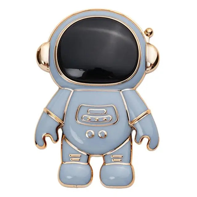 Creative 6D Plating Astronaut Mobile Phone Stand For IPhone Universal Phone Kickstand Foldable Mount Finger Phone Holder Bracket