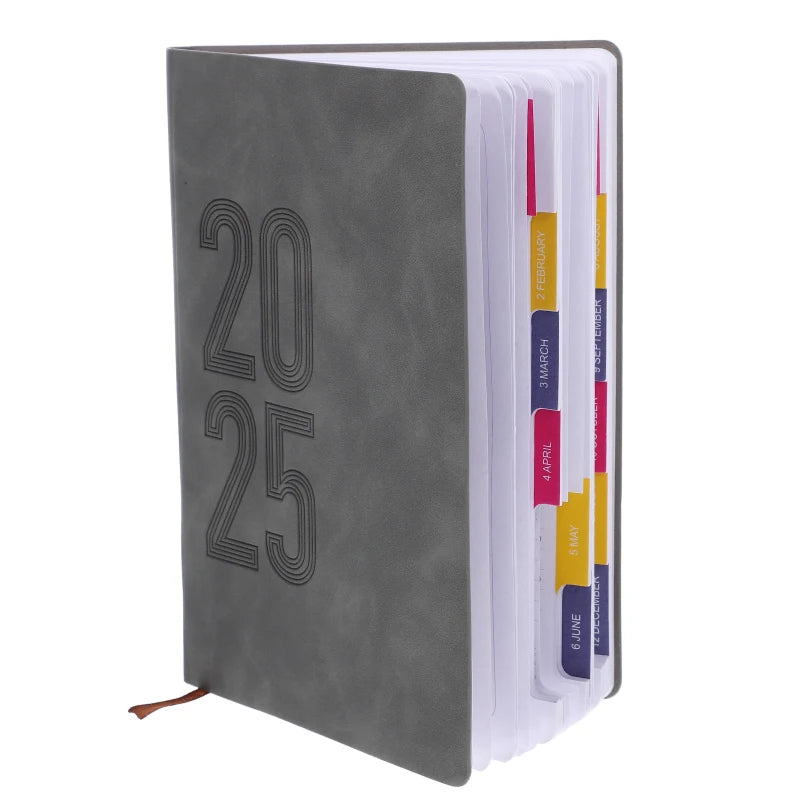 2025 Notebook Planner Journal Agenda Daily Writing Book Notepad Paper Academic ganizer Travel Diary Office Supplies