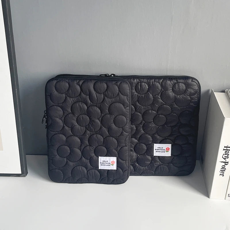Cute flowers Tablet Pouch For Ipad Air4/5 10.9 Air6 Pro11 10.5 10.2 Case Bag 13.3 14 15 15.6 Inch Laptop Sleeve Notebook pouch