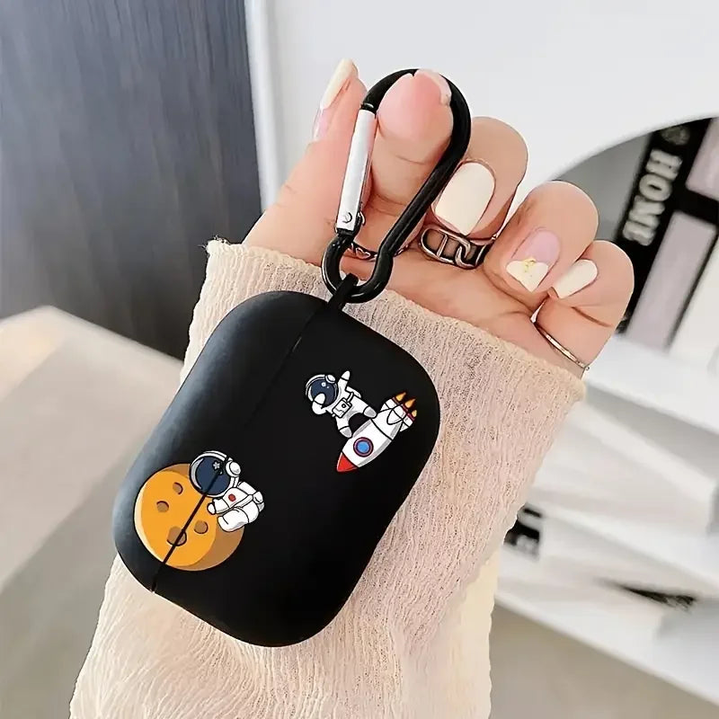 Astronaut Case for AirPods 4 3 4th Case for AirPods Pro 2 1 Pro2 USB C Cover Moon Earphone Funda for Airpod pro 2 3 Cases Coque