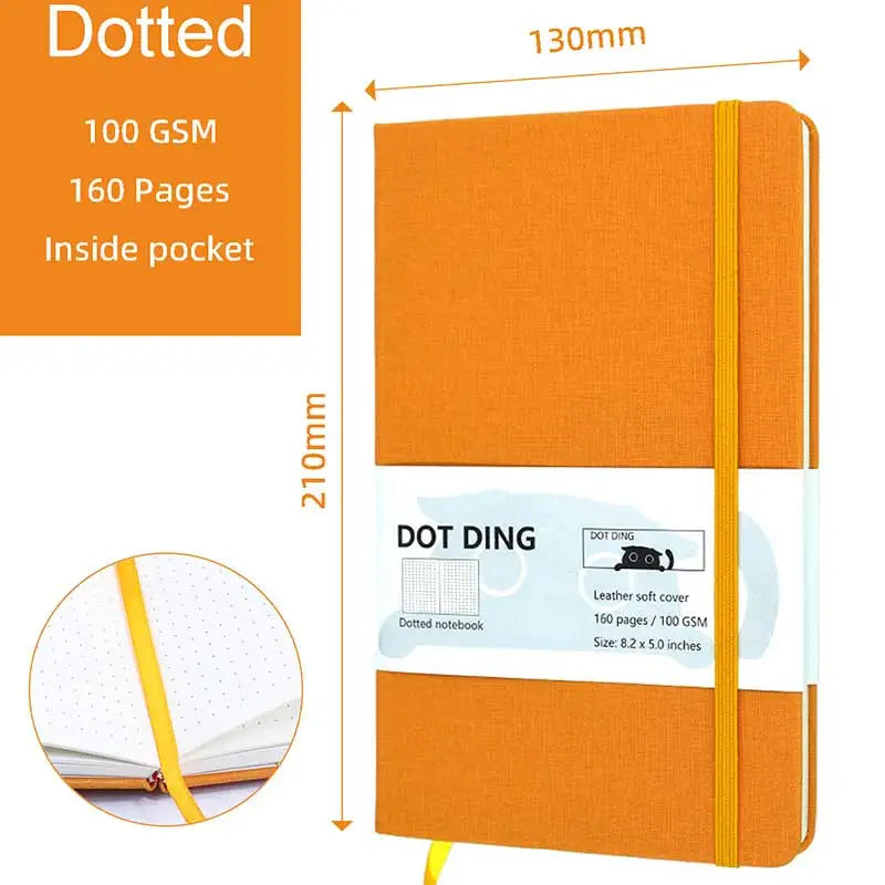 A5 Dotted Notebook 100 GSM 160 Journal Notebooks and Journals School Supplies Stationery
