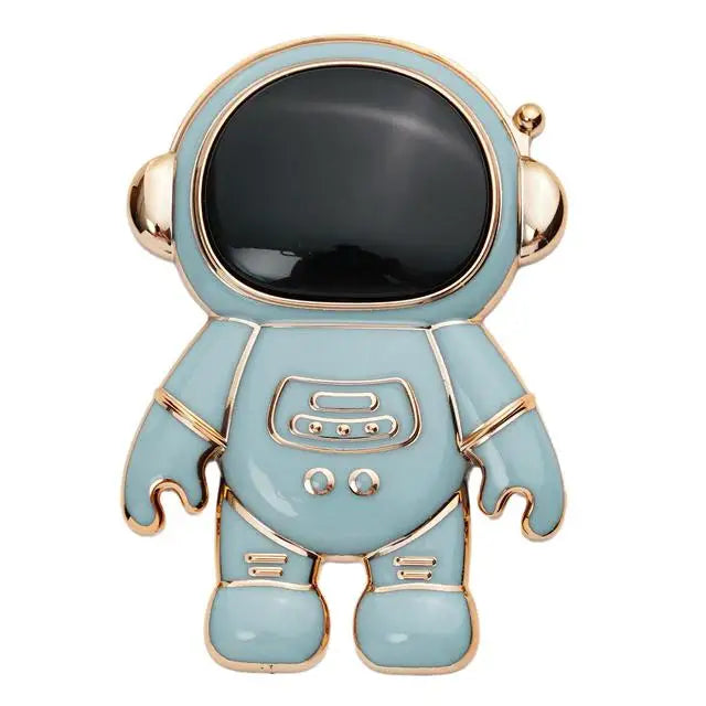 Astronaut Phone Bracket Cute Cartoon Desktop Foldable Stand Accessories 3D Plating Anime Astronaut Phone Holder Stand Holder