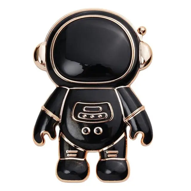 Astronaut Phone Bracket Cute Cartoon Desktop Foldable Stand Accessories 3D Plating Anime Astronaut Phone Holder Stand Holder