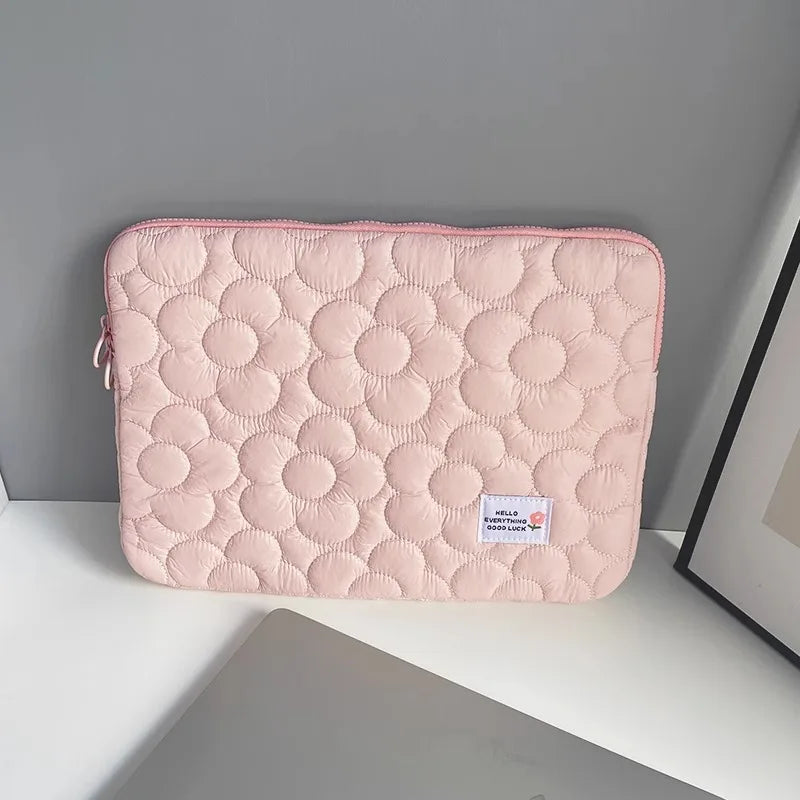 Cute flowers Tablet Pouch For Ipad Air4/5 10.9 Air6 Pro11 10.5 10.2 Case Bag 13.3 14 15 15.6 Inch Laptop Sleeve Notebook pouch