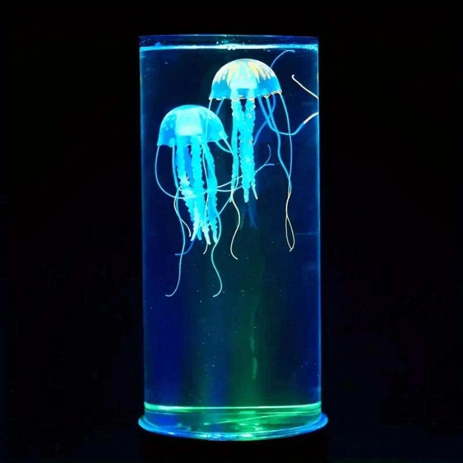 Novelty Design Jellyfish Light Relax Mood Lamp RGB Holiday Lighting Lamp  Gift Desktop Night Light