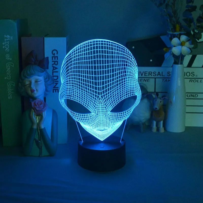 Pop-eyed Alien Shape 3D