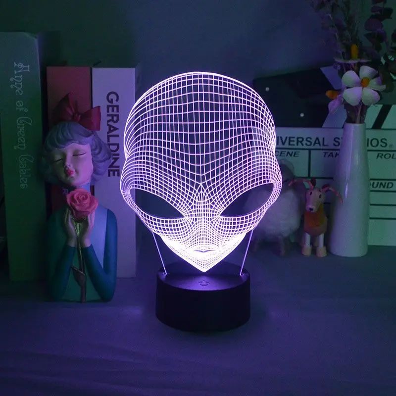 Pop-eyed Alien Shape 3D